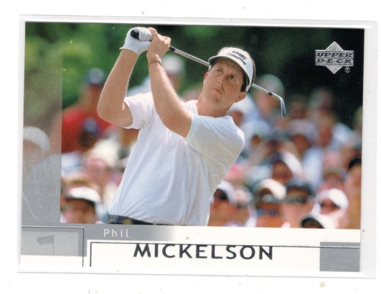 2002 Upper Deck Phil Mickelson #41 Rookie Card