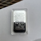 1 troy oz johnson matthey silver bar