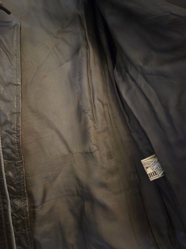Cafe Racer Vintage Lederjacke Herren – Used-Look, Aus Lammfell-Leder, Schwarz, Mit Reißverschluss