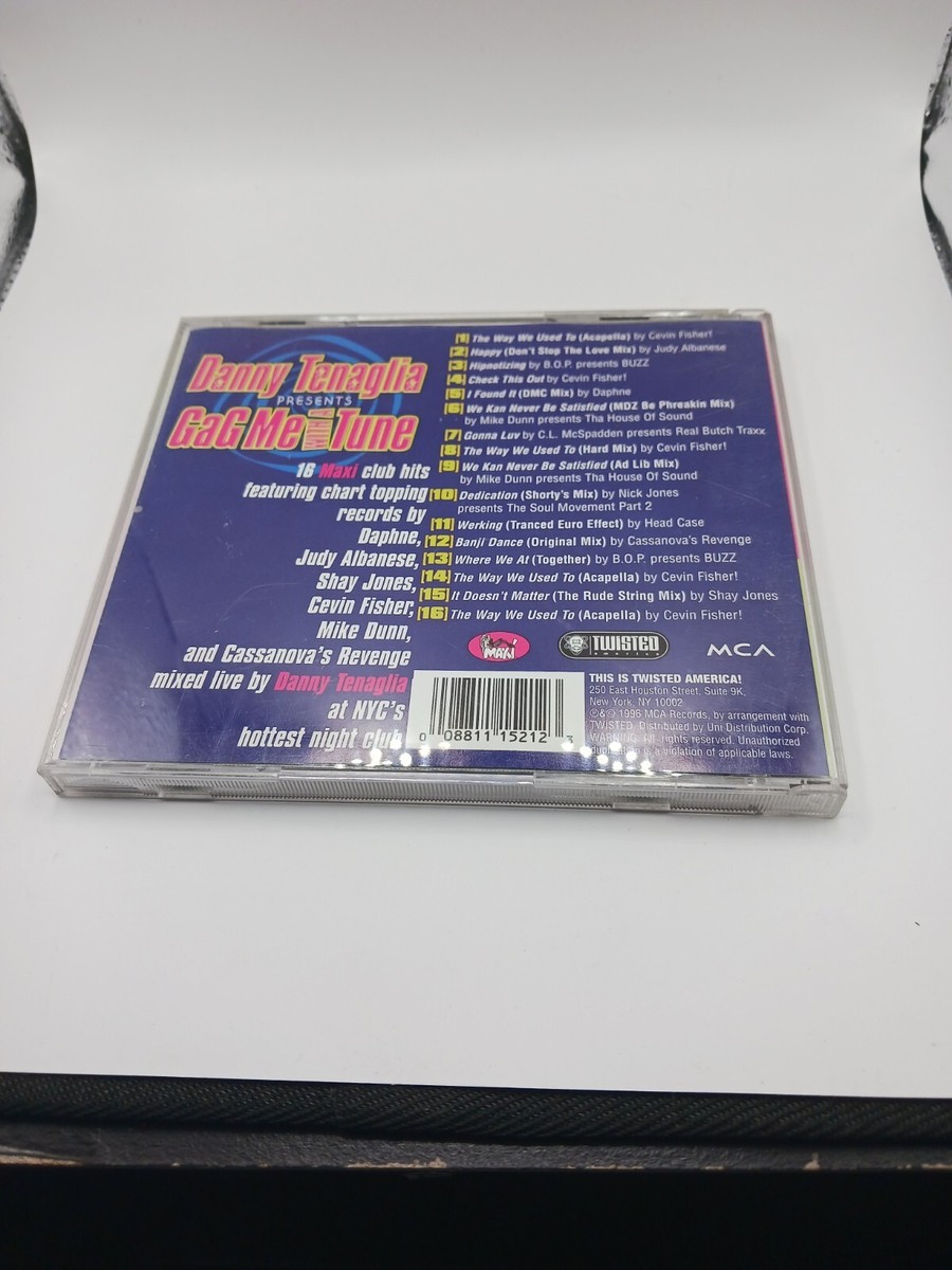 Gag Me with a Tune by Danny Tenaglia (CD, Oct-1996, MCA