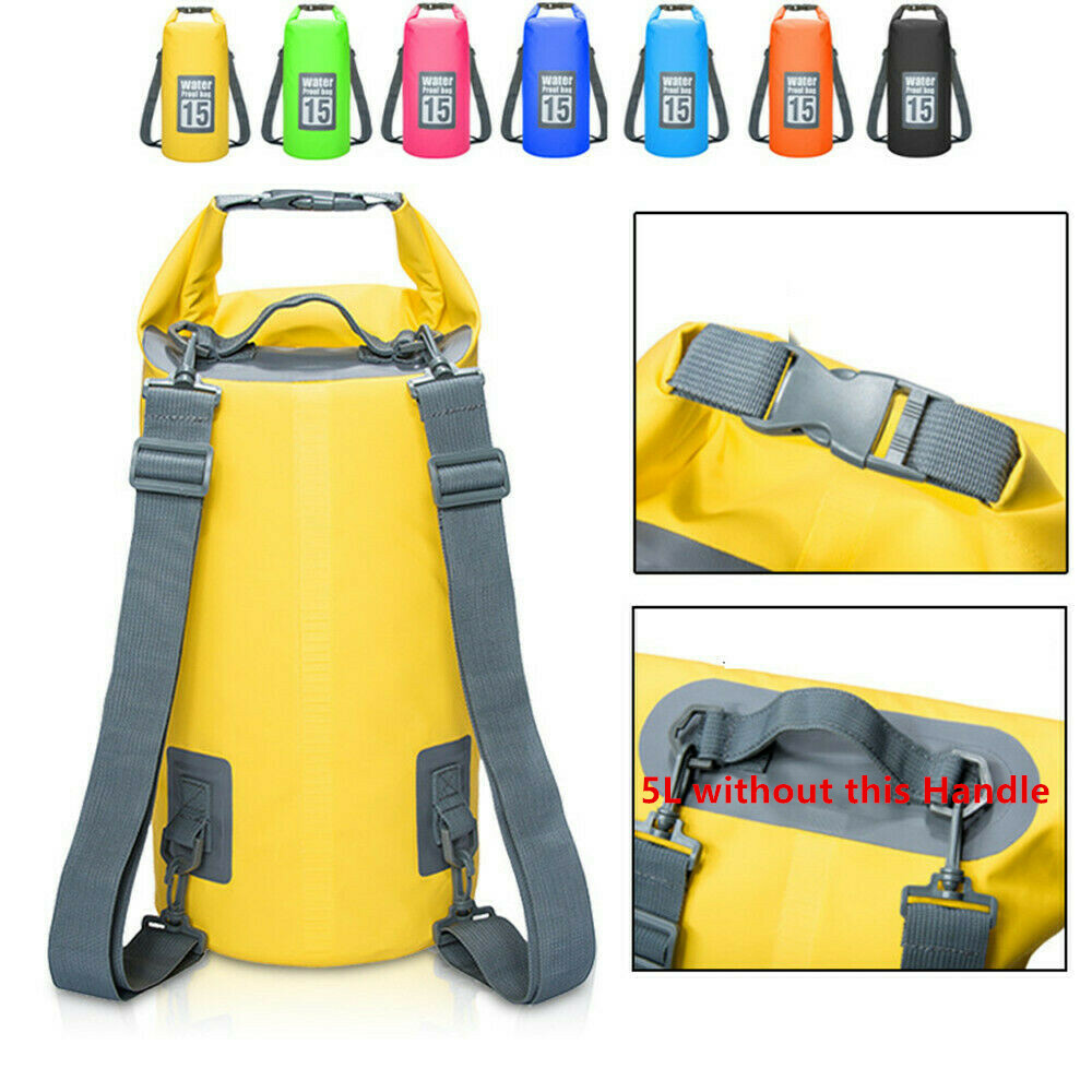 Bolsa seca de PVC resistente a prueba de agua para kayak/navegación/canoa/pesca