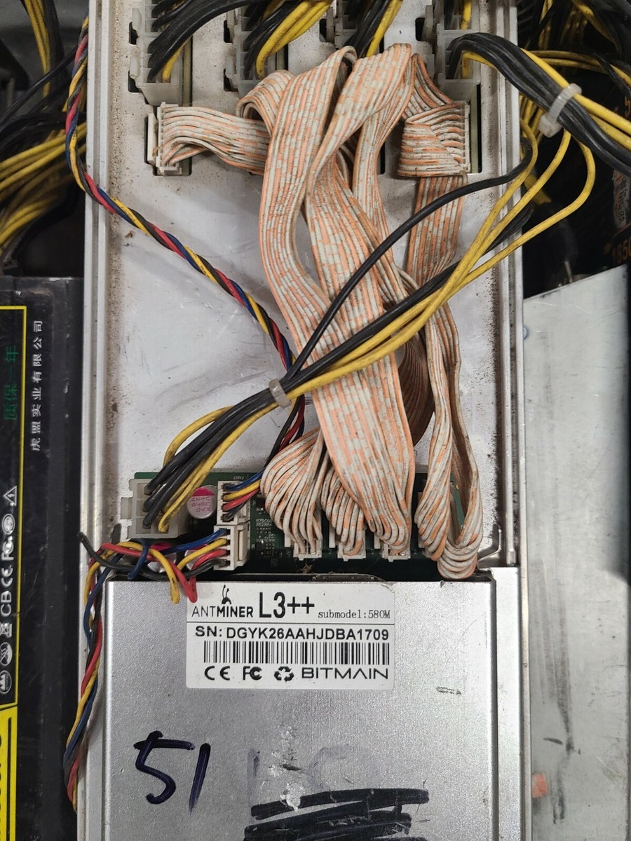 20+ units available - Bitmain AntMiner L3++ ~600MH/s+ Litecoin Miner with  PSU | eBay