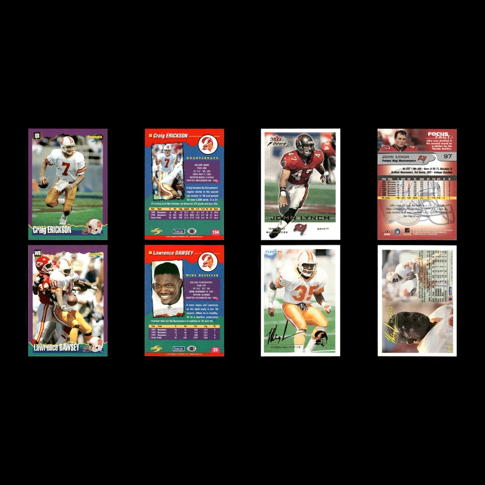 Tampa Bay Buccaneers Lot 35 Football Cards Score Craig Erickson NM Football NFL - Image 3 of 4
