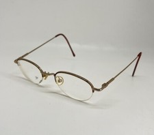 Looking Glass 7151 45-18-140 G/D. Amber Gold Eye Glasses Frame
