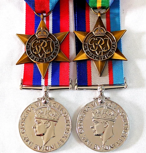 WW2 Australia military pacific campaign medals replica army navy air force