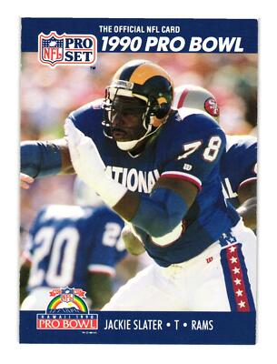 1990 Pro Set #417 Jackie Slater Los Angeles Rams