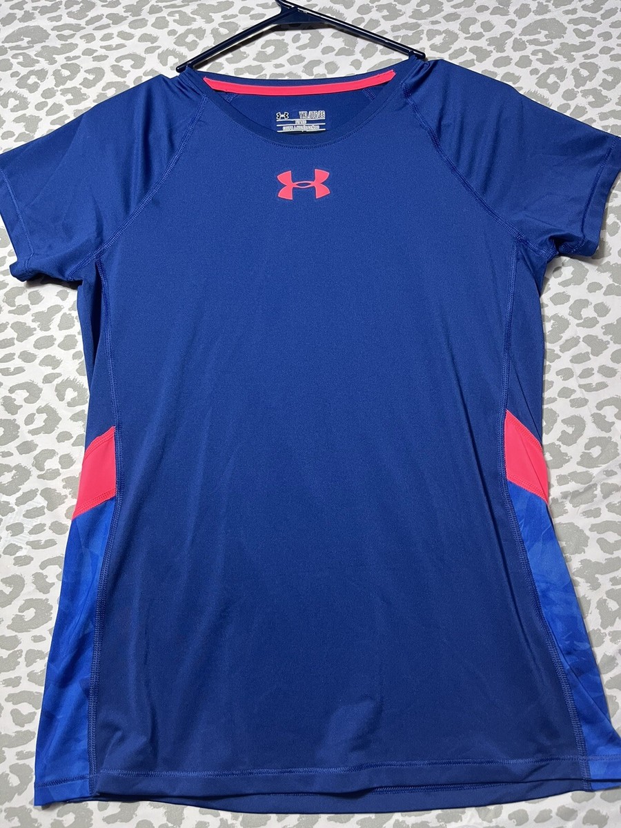 Under Armour Heatgear T Shirt Top Youth Fitted XL Dri Fit