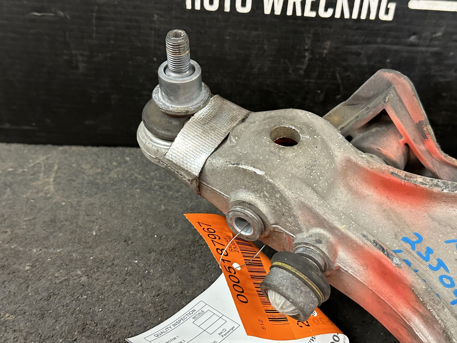 08-18 MASERATI GRANTURISMO 4.7 FRONT PASSENGER RH LOWER CONTROL SUSPENSION ARM