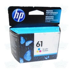 Genuine HP 61 Color DeskJet 1050 2510 2549 3050 3055 3510 3512 Retail Box 