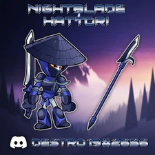 Brawlhalla Nightblade Hattori Skin (READ DESCRIPTION)