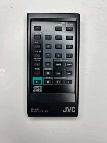 JVC RM-V400 / V400U CD Player Remote Control OEM for XLV400B, XLV400BJ, HRVP710U