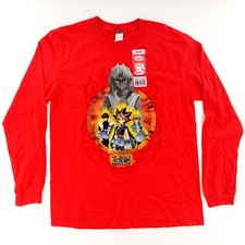 Vtg 1996 Yu-Gi-Oh Enter The Shadow Realm Long Sleeve Graphic Shirt Boys XL New