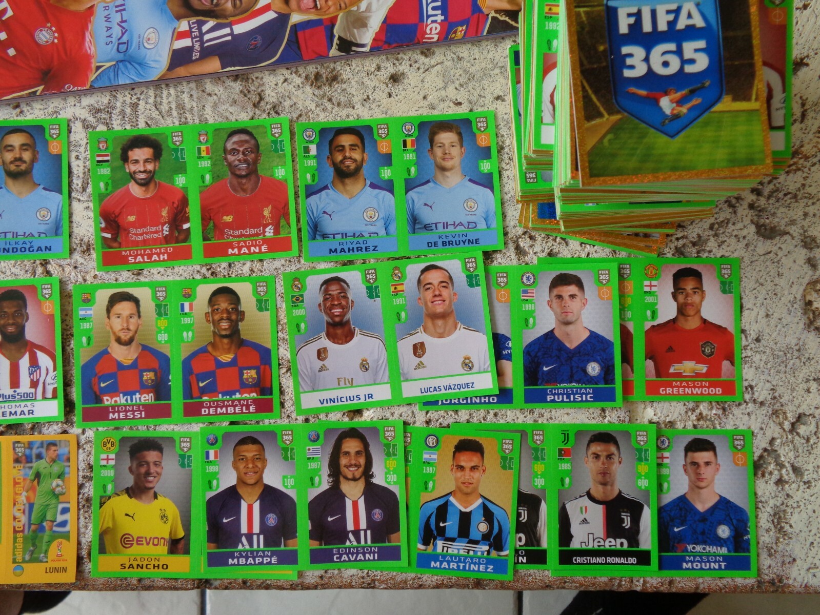 2020 PANINI 365 Complete Stickers collection + Album Great Rookies HAALAND Foden view 5