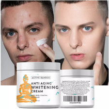 Crema Blanqueadora Para Hombre Elimina Manchas Y Acne De La Cara Crema Efectiva