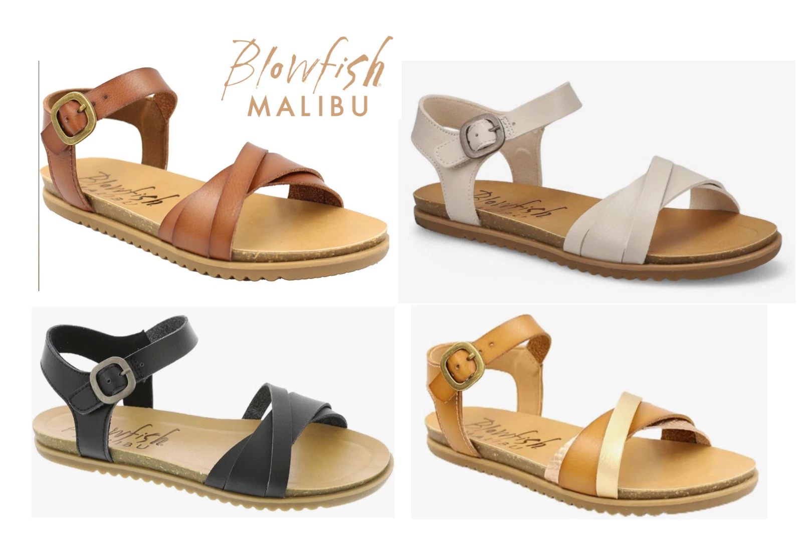 BLOWFISH MONTI B LADIES SANDALS NEW WOMENS SUMMER FLAT BUCKLE HOLIDAY