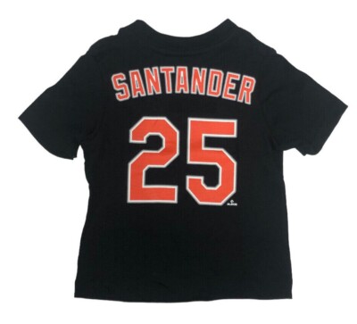 Baltimore Orioles Anthony Santander #25 Boy's Toddler Black T-Shirt