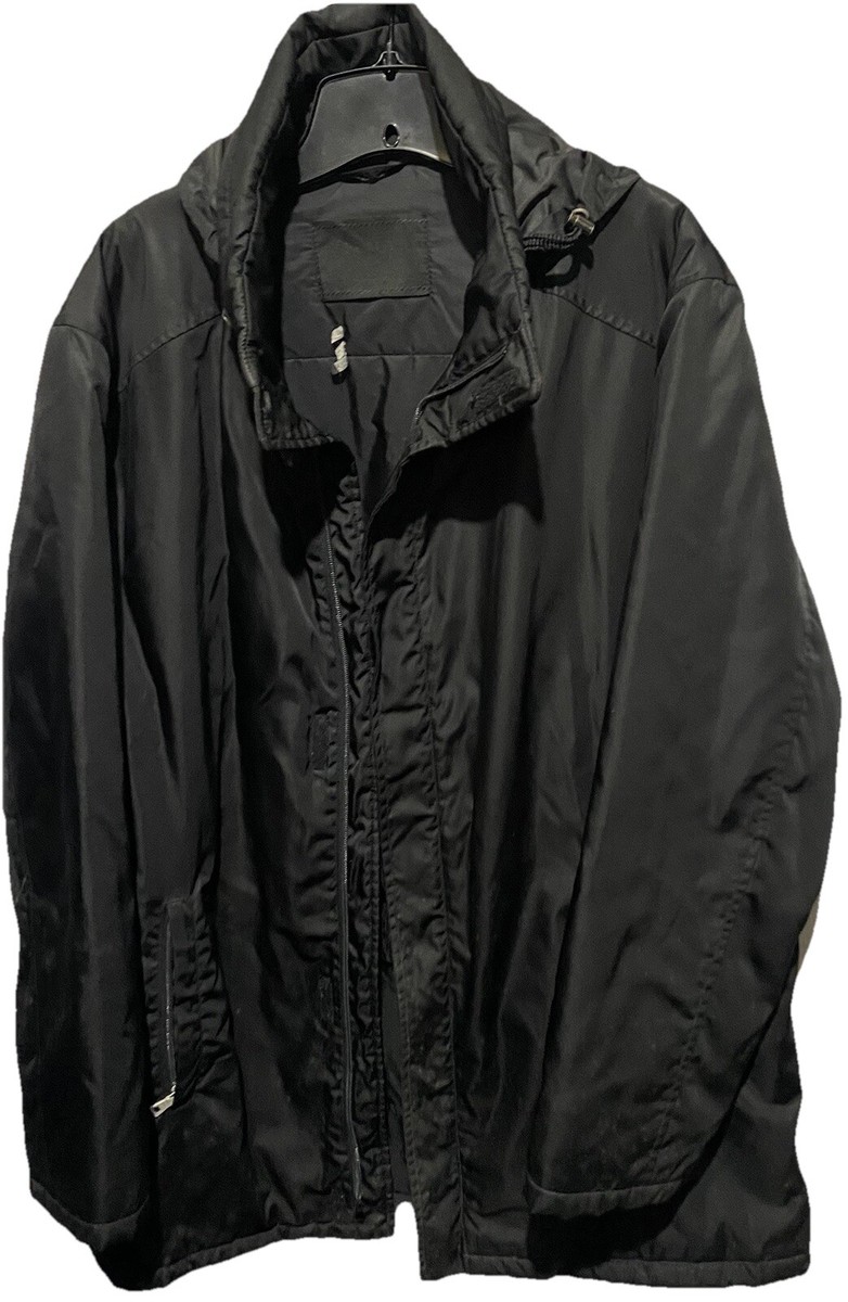Vintage Prada Milano Made In Italy Mens Black Nylon Casual Vintage Prada Milano Made In Italy Mens Black Nylon Casual