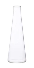 Decorative Tall Slim Glass Flower Vase, 11.75" - Labzio Home by Eisco Labs