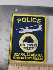 LE9b7 Police patch Alabama Ozark Home of Fort Rucker