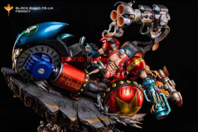 In Stock DT Studios ONE PIECE Super Franky Resin Statue  Motor Collection Hot