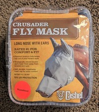 FLY MASK WARMBLOOD CASHEL CRUSADER NEW, Ears and Nose Cover
