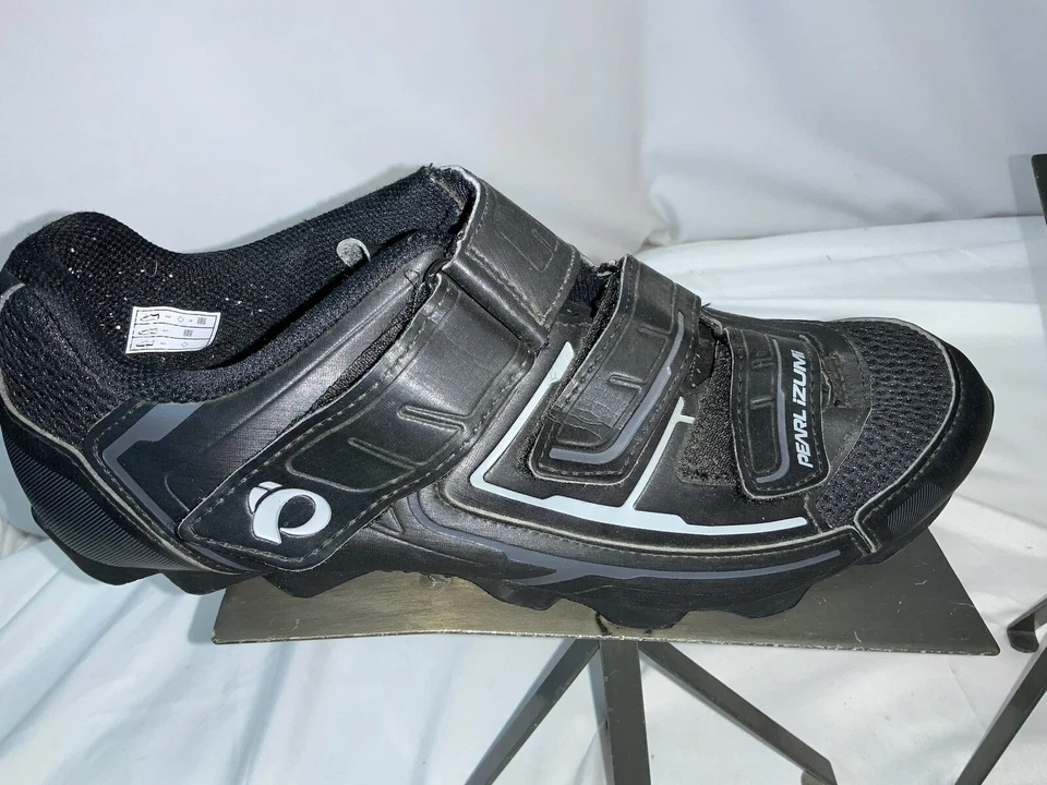 Pearl Izumi Cycling Shoes Sz 11.5 Men EU 45 Black Loop Fastener YGI K1S-27 - Image 3 of 4
