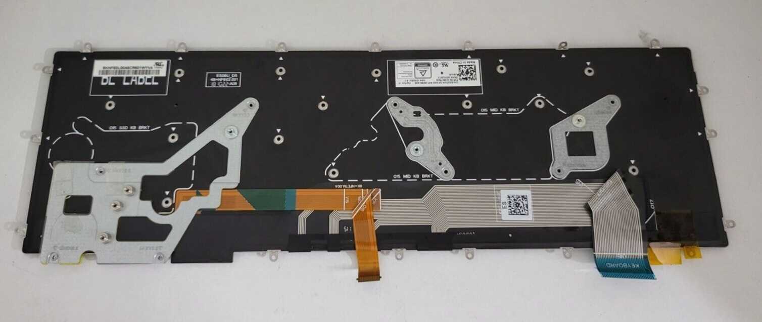 Genuine Dell Alienware M15 R1 M17 R1 Laptop US Backlit Keyboard 3D7NN 03D7NN