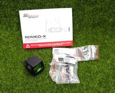 Sig Sauer SORX1231 ROMEO-X Compact, Open, 3 MOA Reflex Red Dot Sight, Black