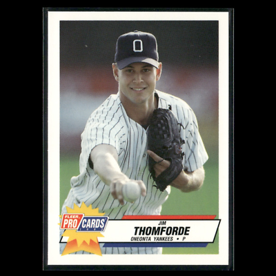 Jim Thomforde 1993 Oneonta Yankees Team Set Baseball Card MLB NM