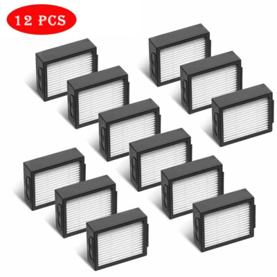 12 Pack Replacement Filter For iRobot Roomba i7 i7+ i3 i6 i8 Plus E5 E6 Vacuum