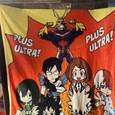 My Hero Academia Chibi Group Fleece Blanket 60 By 40 Soft Cozy
