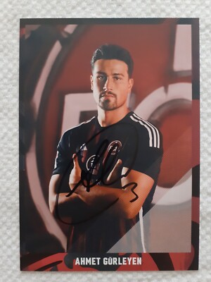 Autogrammkarte Ahmet Gürleyen 1. FC Nürnberg Saison 2023/2024