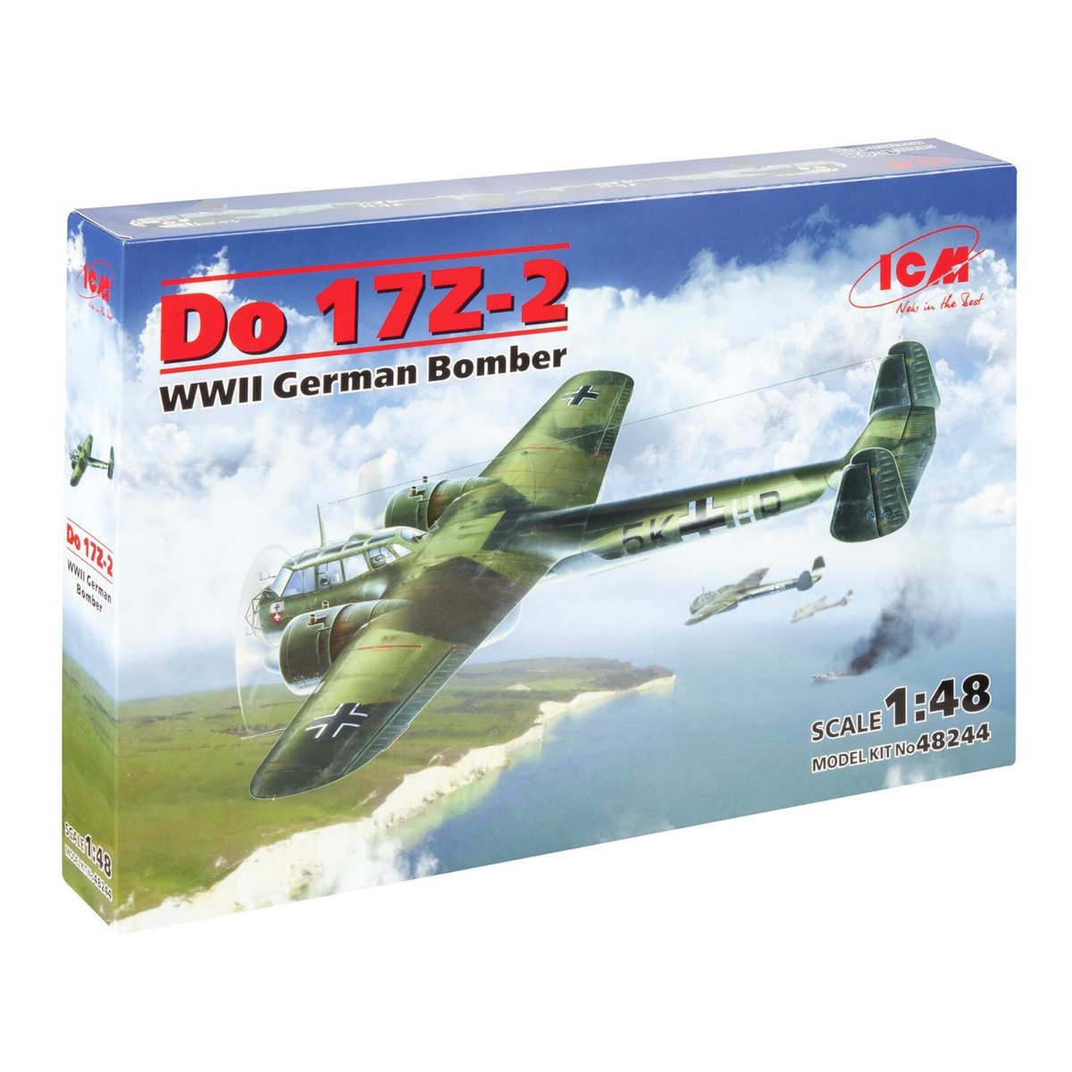17機　模型 ICM 48244 Plastic model kit aircraft Scale 1:48 Do 17Z-2 WWII