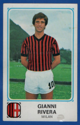 Gianni Rivera Milan - Figurine Panini 1978/79 Originale Avec Pochette