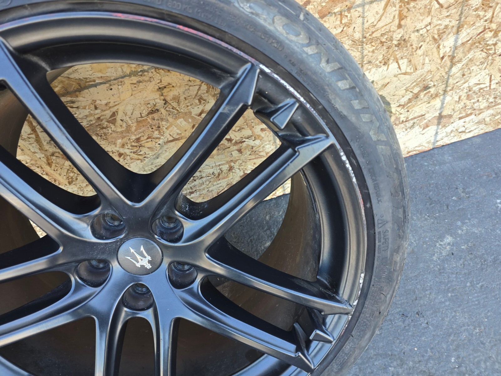 20" 20*10" REAR WHEEL AND TIRE ASSEMBLY 36k 08-19 MASERATI GRANTURISMO M145 #2