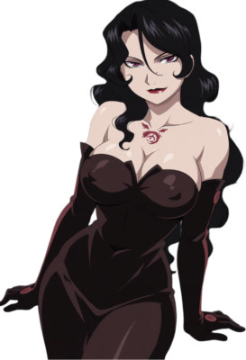Lust Full Metal Alchemist Waifu Weatherproof Anime Sticker 6'' Car Decal