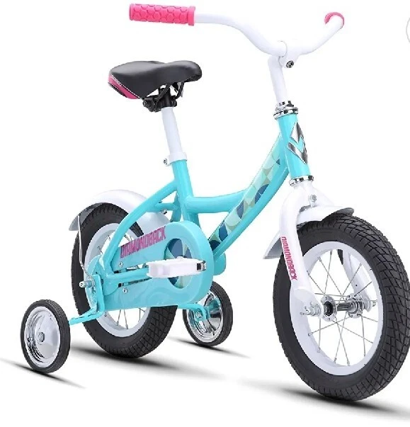 New Impression 12" Wheel Youth Girls Sidewalk Bike Blue 12" Wheels - Image 3 of 4
