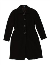 Diva Womens Overcoat It 44 Medium Black Fd12
