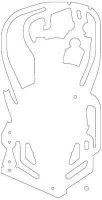 Playfield Protector for Pinball Brothers - Alien SV (all Version)Pinball Machine