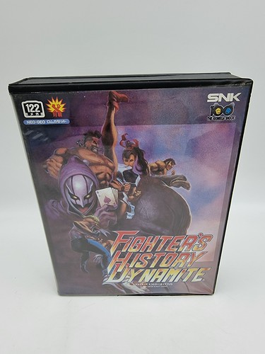 Fighters History Dynamite Neo geo aes Japan Box Used Original - Picture 2 of 8