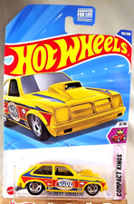 2025 Hot Wheels #102 Compact Kings 3/10 '76 CHEVY CHEVETTE Yellow w/Chrome RS5Sp