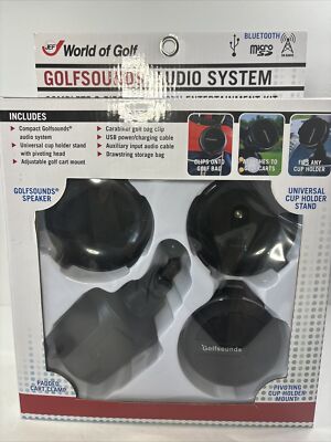Golfsounds Speaker Audio System - Bluetooth 8 Piece