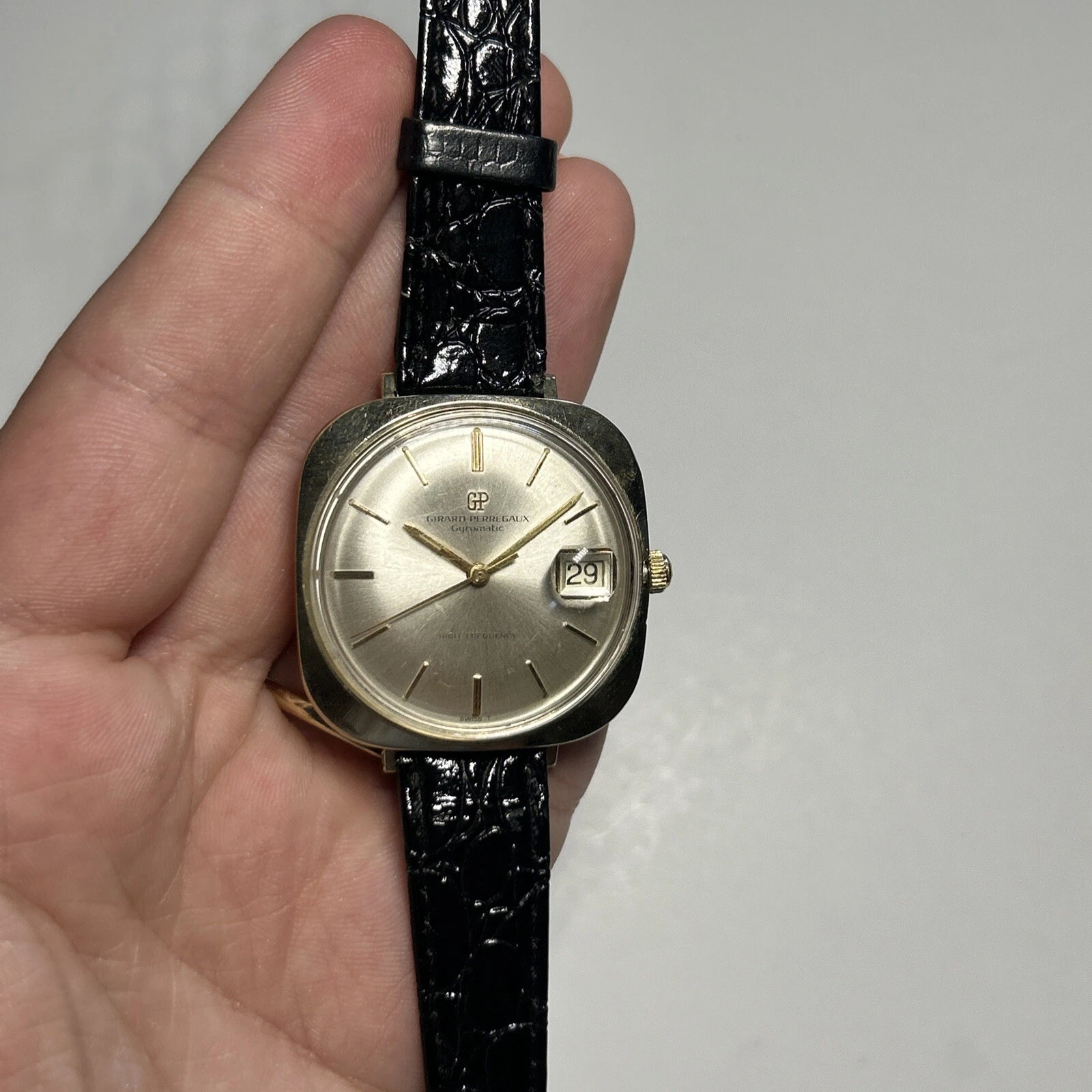 Girard Perregaux — GIRARD PERREGAUX Gyromatic High Frequency Calendar 10k Gold Filled Men’s Watch