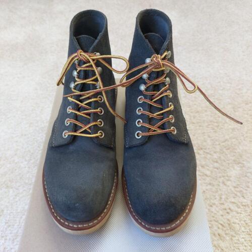 Red Wing Boots Round Toe 8154 size US 4 1/2 CM22.5 Navy Blue Suede - Picture 1 of 11