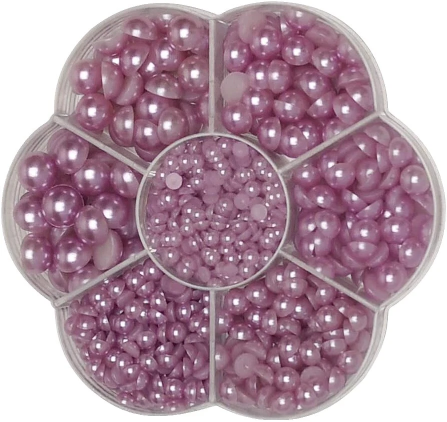 Flatback Plastic Jewelry Making Beads