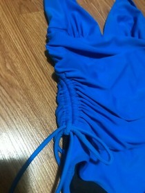 vintage style swimsuit from Kiss Me Deadly Cobalt Blue