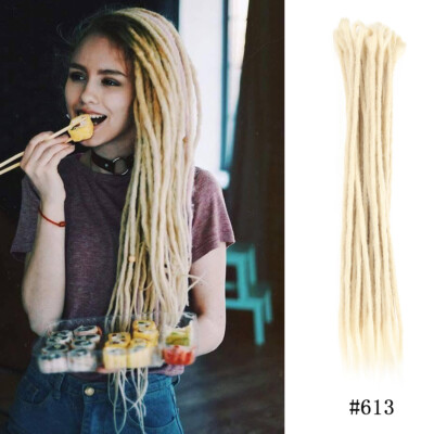 50cm Synthetische Dreadlocks Extension Gehäkelte Dreads Locs Häkeln Zöpfe Rasta