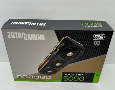 ZOTAC GAMING GeForce RTX 5090 SOLID OC 32GB GDDR7 Graphics Card  New Sealed
