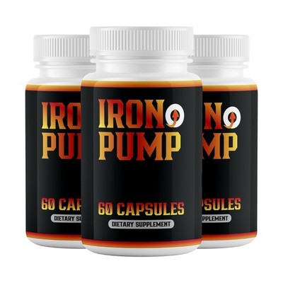 (3 Pack) Iron Pump Male Health Pills to Boost Blood Flow & Muscle Functions 60ct