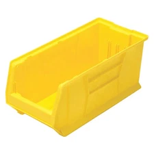 QUANTUM STORAGE SYSTEMS QUS953YL Bin,Yellow,Polypropylene,10 in 2TA92
